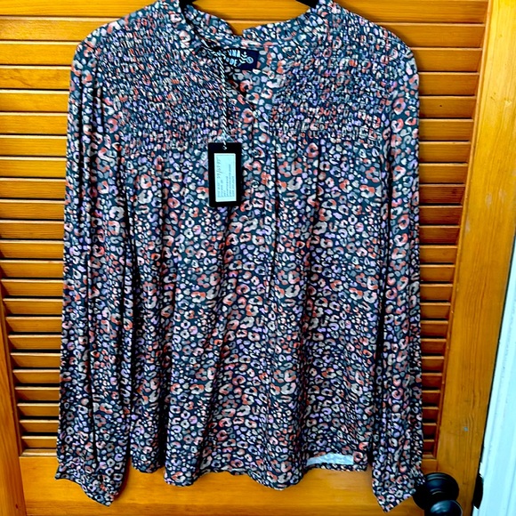 Leopard pattern new fall blouse - Picture 1 of 6